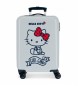 Joumma Bags Girl Gang Hello Kitty Cabin Suitcase rigide bleu clair -38x55x20cm-.