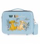 Joumma Bags ABS Toilet Bag Before the Bloom Lion King Adaptable blue -29x21x15cm