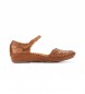 Pikolinos P. Vallarta usnjeni sandali 655-0906 rjave barve