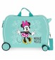 Joumma Bags Valise pour enfants 2 Roues Multidirectionnelle Enjoy the Day turquoise -38x50x20cm