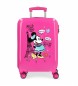 Joumma Bags Kuffert i kabinestrrelse Minnie Around te World Paris fuchsia -38x55x20cm