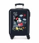 Joumma Bags Minnie Around the World Paris valigia da cabina navy -38x55x20cm-