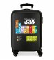 Joumma Bags Valigia da cabina Star Wars Badge La tavola periodica rigida nera -38x55x20cm-