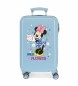 Joumma Bags Cabin Suitcase Minnie Wild Flower rigid blue 38x55x20cm