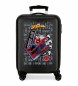 Joumma Bags Zwarte Spiderman Grote Kracht Stevige Koffer -38x55x20cm