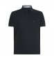 Tommy Hilfiger 1985 czarna koszulka polo piqué
