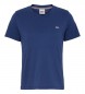 Tommy Jeans TJW T-Shirt Regular Jersey C-Ausschnitt blau 