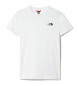 Compar The North Face T-shirt Simple Dome blanc