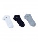 Pack de 3 calcetines RA2105_5KC  blanco, negro, gris