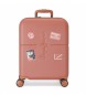 Pepe Jeans Kovček velikosti kabine Prtljažnik roza - 40x55x20cm