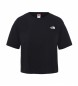 Camiseta Cropped Simple Dome negro 