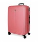 Roll Road Large Suitcase Roll Road Cambodia Rigid 78cm Pink