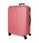Roll Road Medium Suitcase Roll Road Cambodia Rigid Medium 68cm Pink