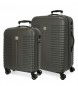 Roll Road Roll Road India Hard Case Set 55-70cm Anthracite