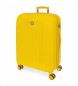 Movom Duża walizka Riga sztywna 80cm żółta