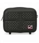 Pepe Jeans Pepe Jeans Laila schwarz ABS Kulturtasche Trolley anpassbar an Trolley -29x21x15cm