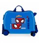 Joumma Bags Spiderman Hero Kinderkoffer 2 multidirektionale Räder Blau