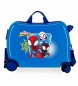 Joumma Bags Spidey Team Up 2-hjulig multidirektionell blå resväska för barn