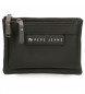 Pepe Jeans Pepe Jeans Piere black coin purse two compartments black