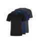 BOSS Set van 3 RN 3P T-shirts Classic navy, grijs, zwart