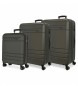 Movom Movom Galaxy Hard Shell bagage sæt 55-68-78cm sort