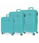 Movom Movom Galaxy Turquoise Hard Shell 55-68-78cm Bagageset