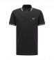 BOSS Polo Paul Curved negro