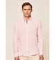 Hackett London Chemise Slim en lin rose