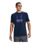Under Armour UA GL Foundation - kortärmad marinblå t-shirt