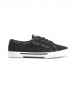 Pepe Jeans Sapatilhas Brady Rib Canvas preto