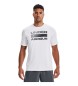 Under Armour UA Team Issue Wortmarke Kurzarm T-Shirt Weiß