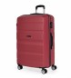 ITACA Duża walizka podróżna na 4 kółkach Xl T71670 Coral -77X48X29Cm