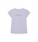 Pepe Jeans T-shirt Hana Glitter S/S N branca