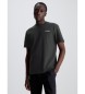 Calvin Klein Bio-Baumwoll-T-Shirt schwarz