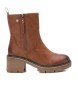 Refresh Ankelstøvler 171072 brun -højde hæl: 6cm