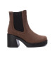 Xti Ankle boots 142155 taupe -height heel: 8cm