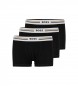 BOSS Pack 3 schwarze Revive Boxershorts