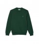 Lacoste Sweatshirt Jogger Bio-Baumwolle grün