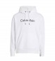 Calvin Klein Sweatshirt com logtipo Hero Comfort branca