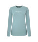 Pepe Jeans New Virginia - T-shirt turquoise ? manches longues