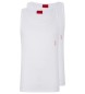 HUGO Pack of 2 white logo vests