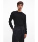 Calvin Klein Pull en laine mérinos noir