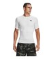 Under Armour HeatGear® Armour Kurzarm T-Shirt Weiß