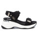 Xti Sandals 142827 black -Height wedge 5cm
