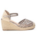 Xti Wedges 142893 silver -Height wedge 8cm