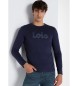 Lois Jeans Marinblå t-shirt med lång ärm