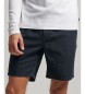 Superdry Vintage marineblå overfarvede shorts