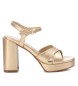 Xti Sandals 142797 gold -Heel height 9cm