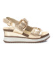 Xti Sandals 142883 gold -Height wedge 5cm