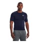 Under Armour HeatGear® Armour kortärmad marinblå t-shirt